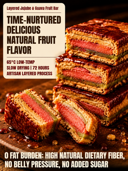 🔴Sweet & Sour Jujube Guava Sandwich Snacks  Soft Chewy Natural Dried Fruit Treat