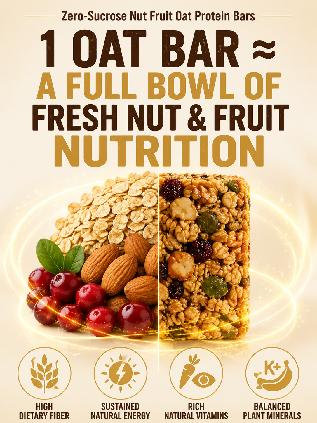 🥚Oat Protein Granola Bars Low Calorie Snack