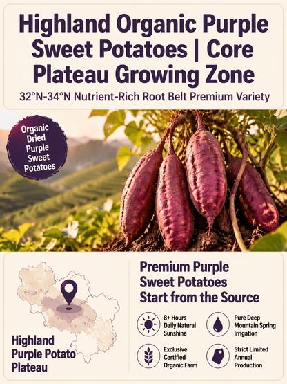 Healthy Low Fat Purple Sweet Potato Snack