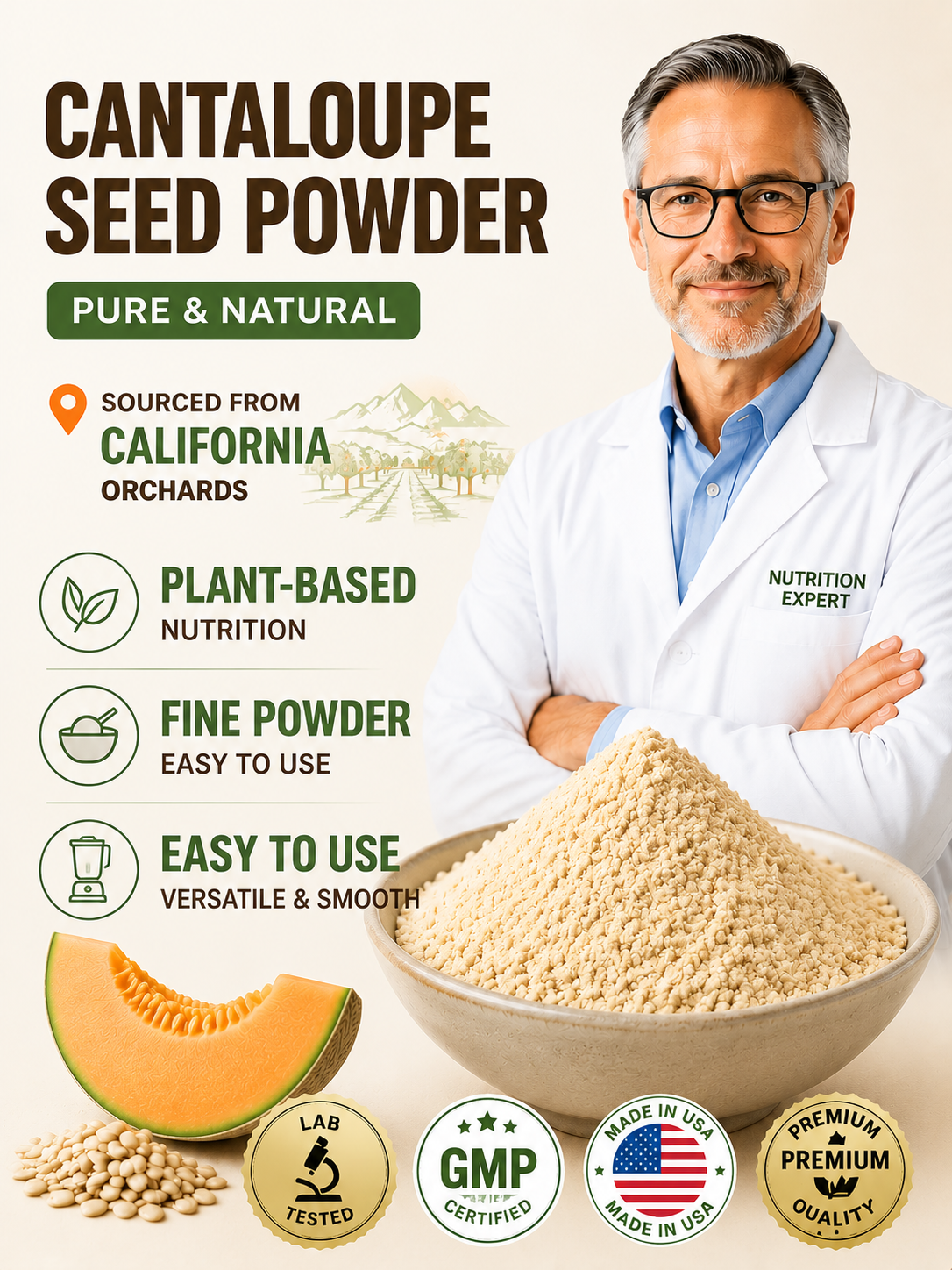 🍈 Premium Seed Powder Blend | Smooth Taste, Easy Nutrition-9YOE9