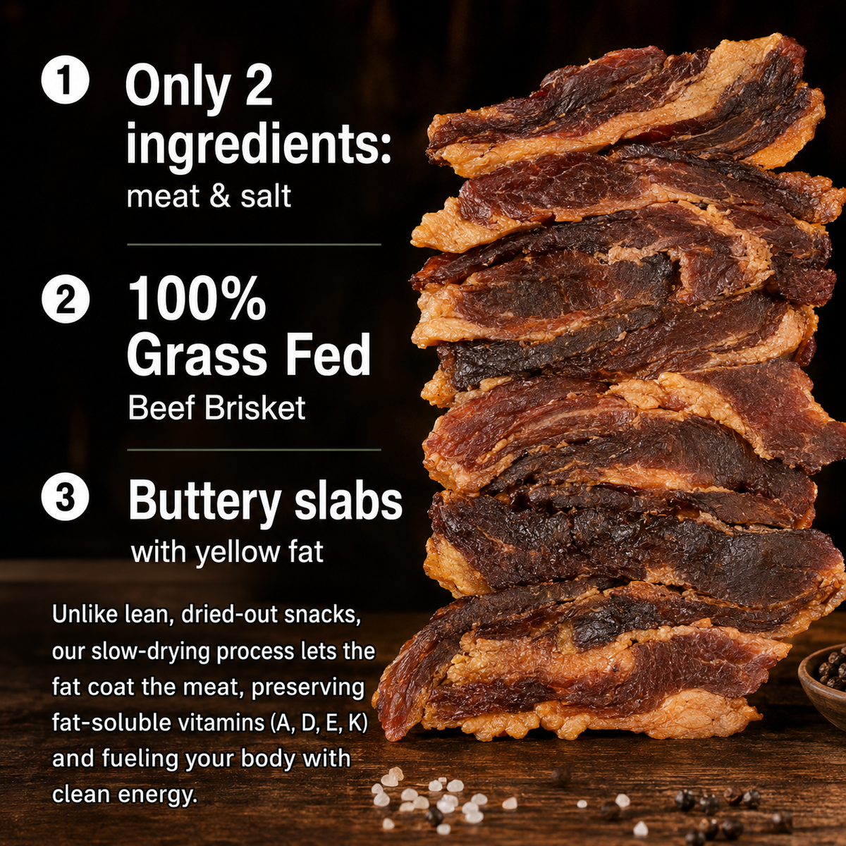🐮Beef brisket chunks - 100% grass-fed and grass-finished-T